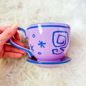 Disney Alice in Wonderland Disneyland Disneyworld Teacup mug cup BNWT purple